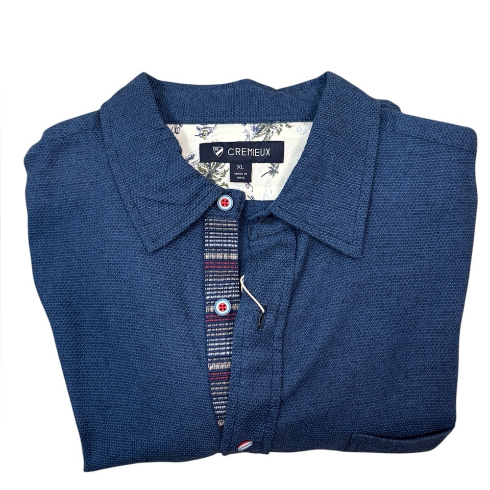 Cremieux Medium Blue Lightweight Button Down Shirt- XL- NWT